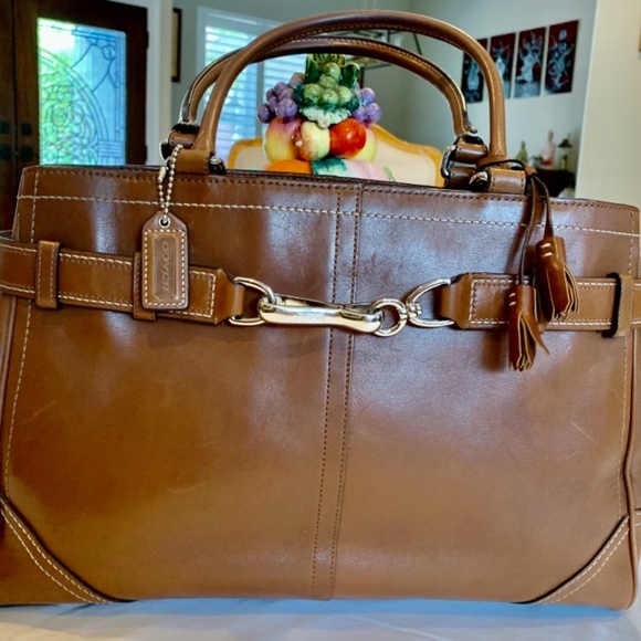 Coach Satchels Leather Handbag - Picture 2 of 7